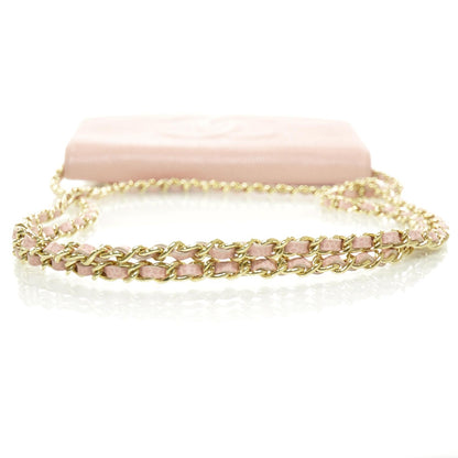 Chanel Caviar Wallet on Chain WOC Pink GHW 6 of 9