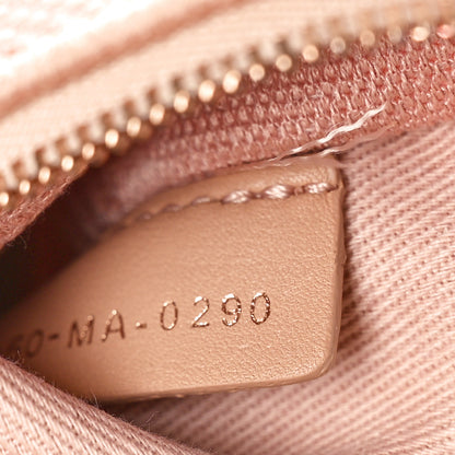 Christian Dior Canvas Embroidered Cannage Medium Lady D-Lite Pink 7 of 12