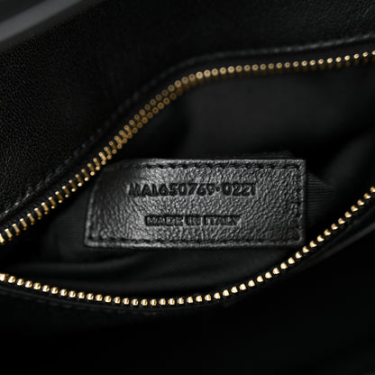 Saint Laurent Lambskin Quilted Mini Becky Chain Bag Black 6 of 11