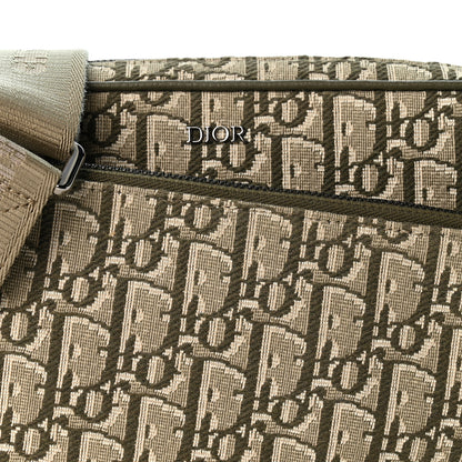 Christian Dior Oblique Saddle Triple Pouch Green 8 of 11