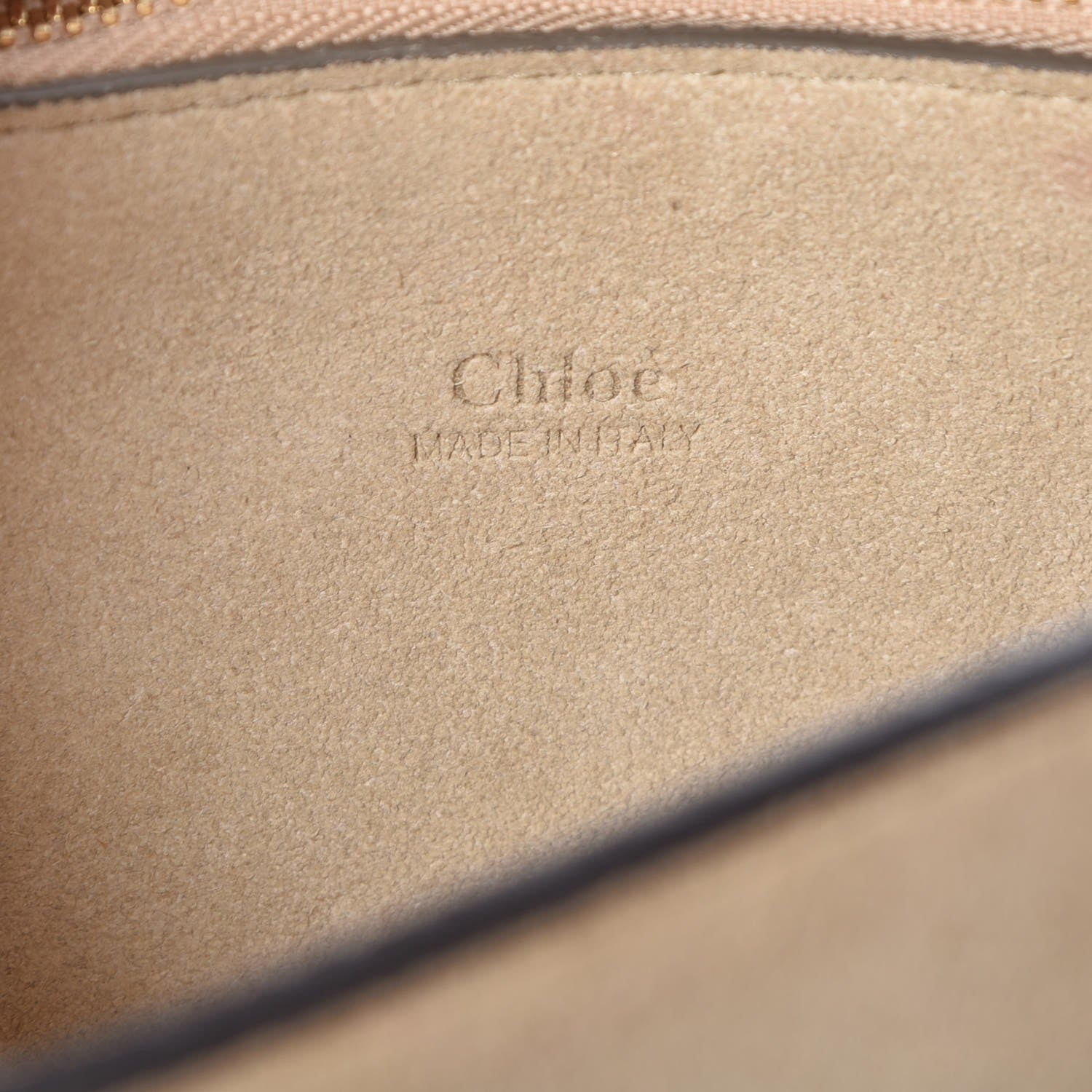 Chloe Suede Calfskin Medium Faye Shoulder Bag Tobacco 6 of 8