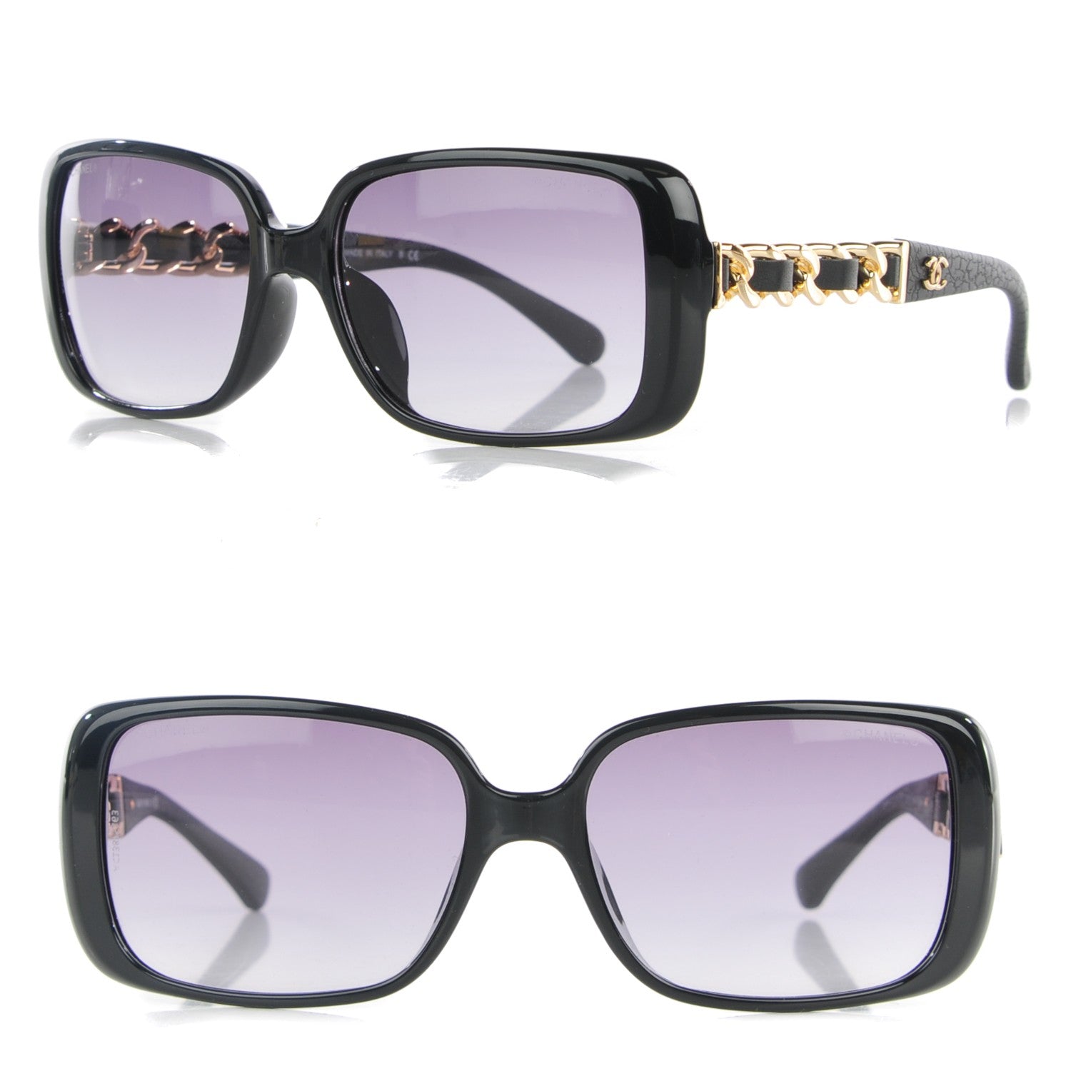 Chanel Chain Sunglasses 5208-Q Black 1 of 7