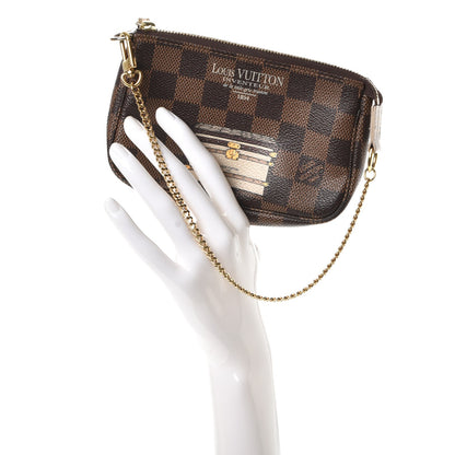 Louis Vuitton Damier Ebene Trunks and Locks Mini Pochette Accessories 2 of 7