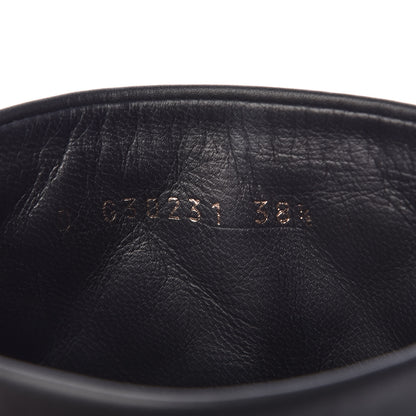 Chanel Oily Calfskin Quilted Short Boots 38.5 Black 8 of 9