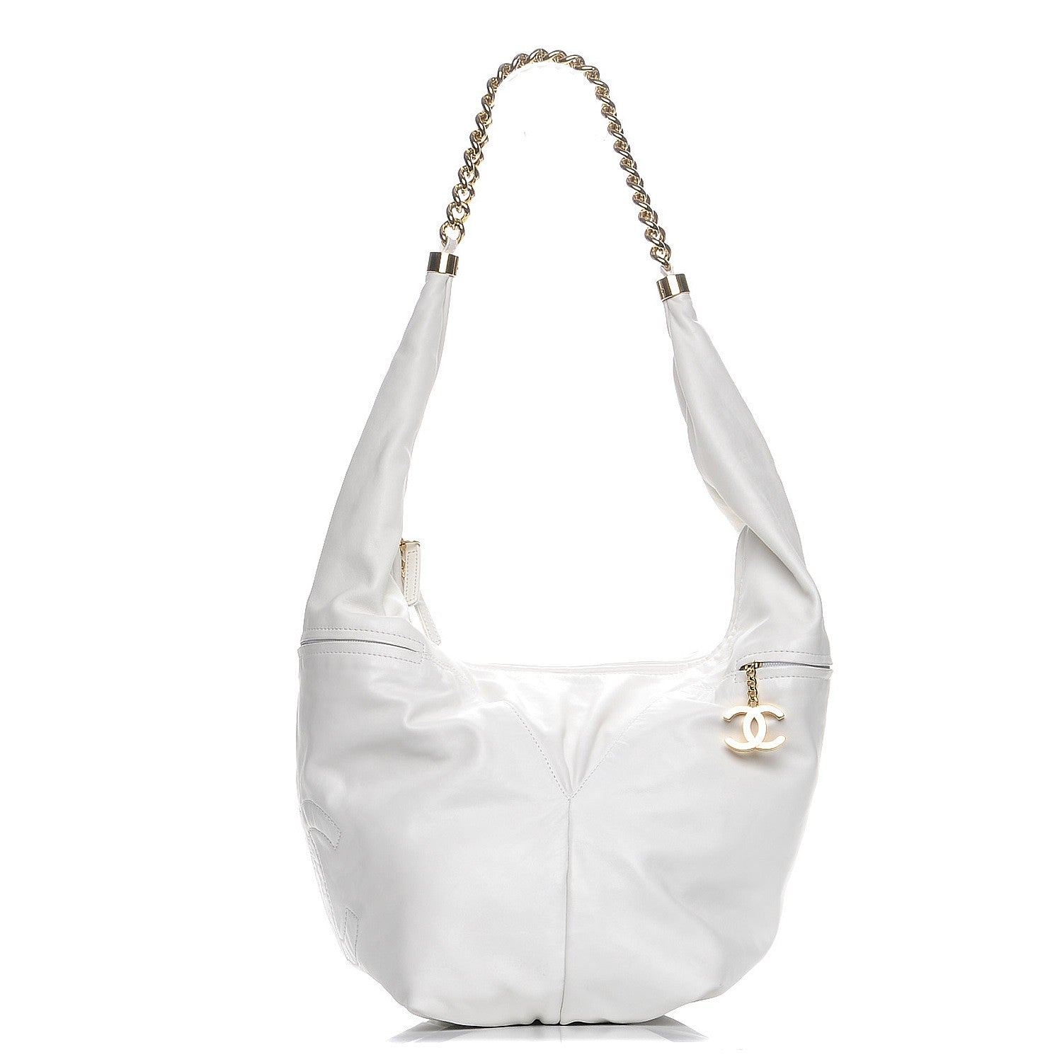 Chanel Calfskin Rodeo Drive Hobo White 1 of 9