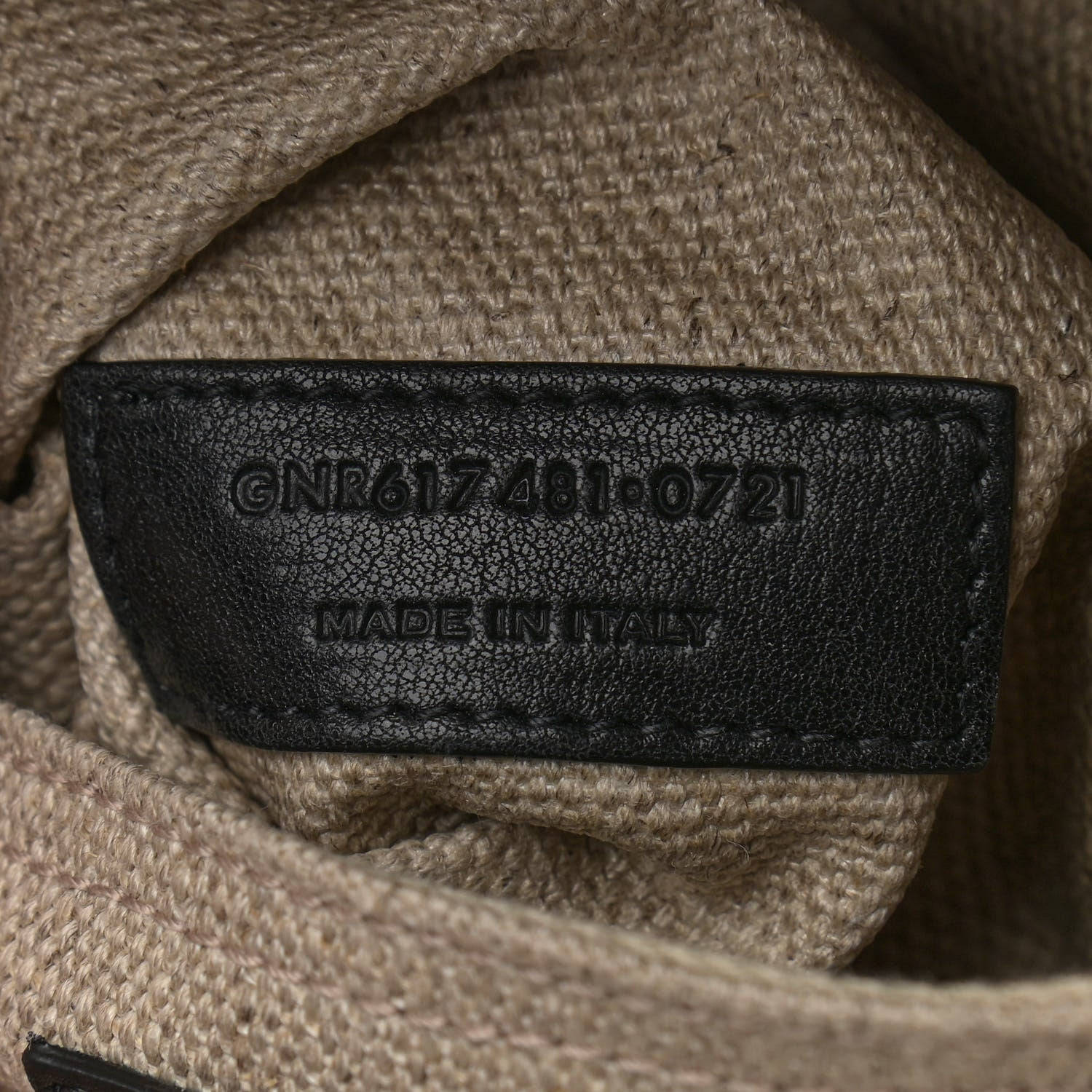 Saint Laurent Linen Calfskin Small Rive Gauche Tote Greggio Natural 7 of 12
