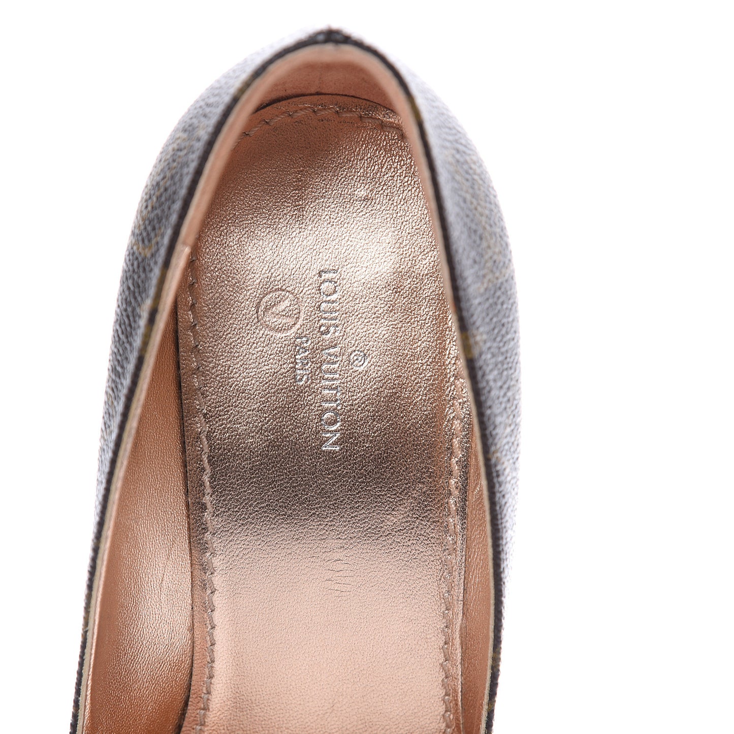 Monogram Cherie Pumps 38 Rose Gold