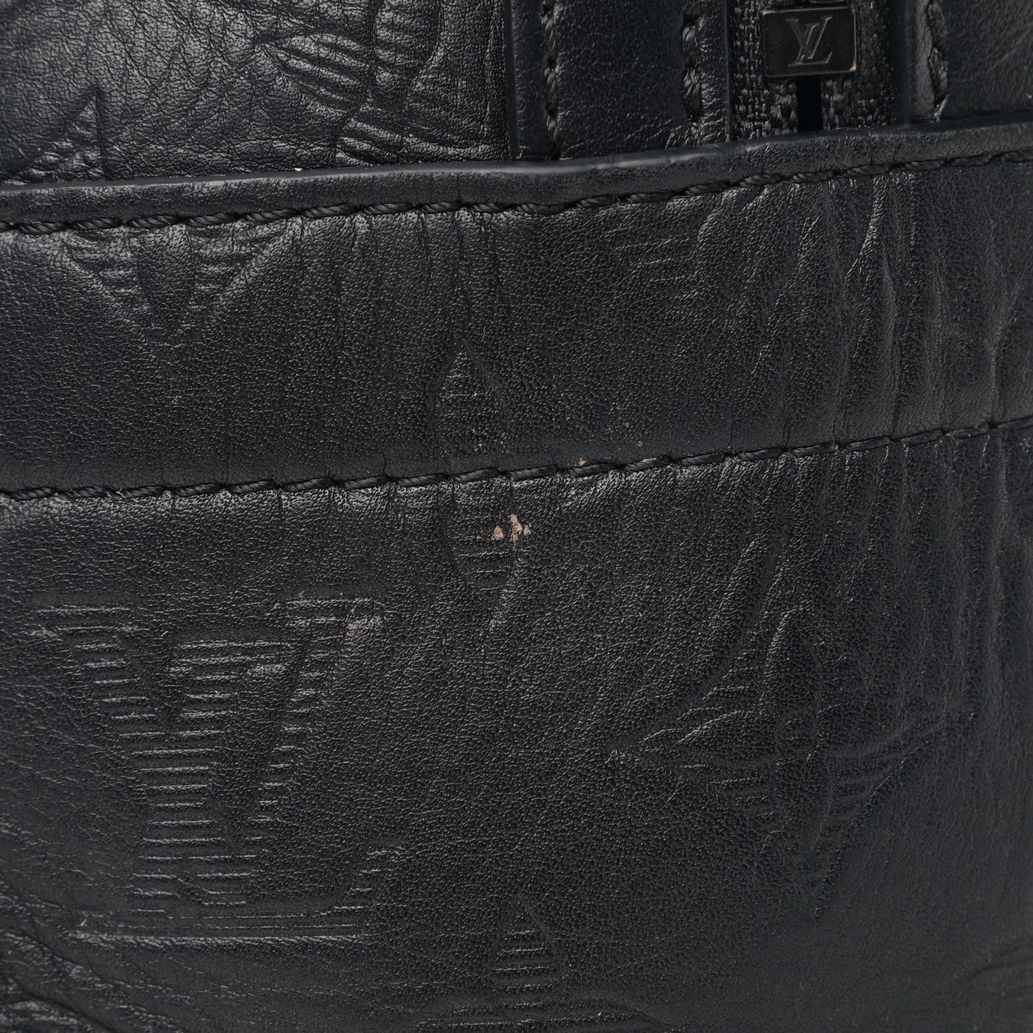 Calfskin Monogram Shadow Sprinter Backpack Black