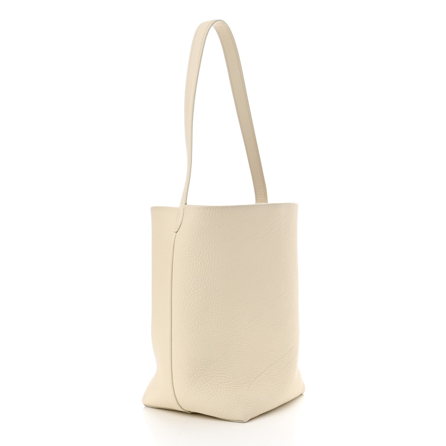 The Row Grained Calfskin Medium N/S Park Tote Ivory 3 of 12