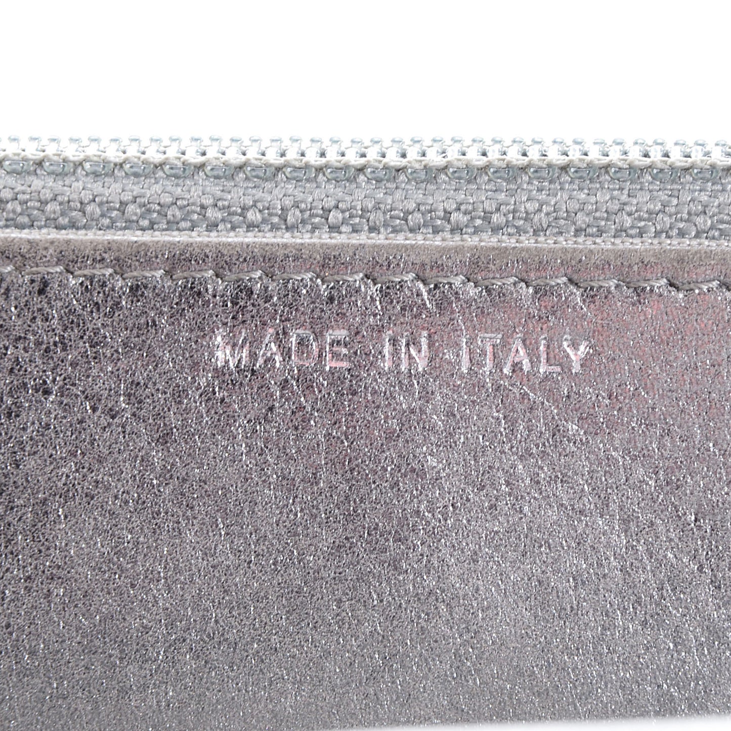 Lambskin Quilted Boy Wallet On Chain WOC Silver