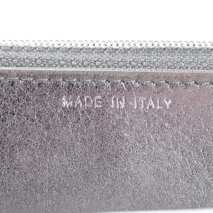 Chanel Lambskin Quilted Boy Wallet On Chain WOC Silver 8 of 8