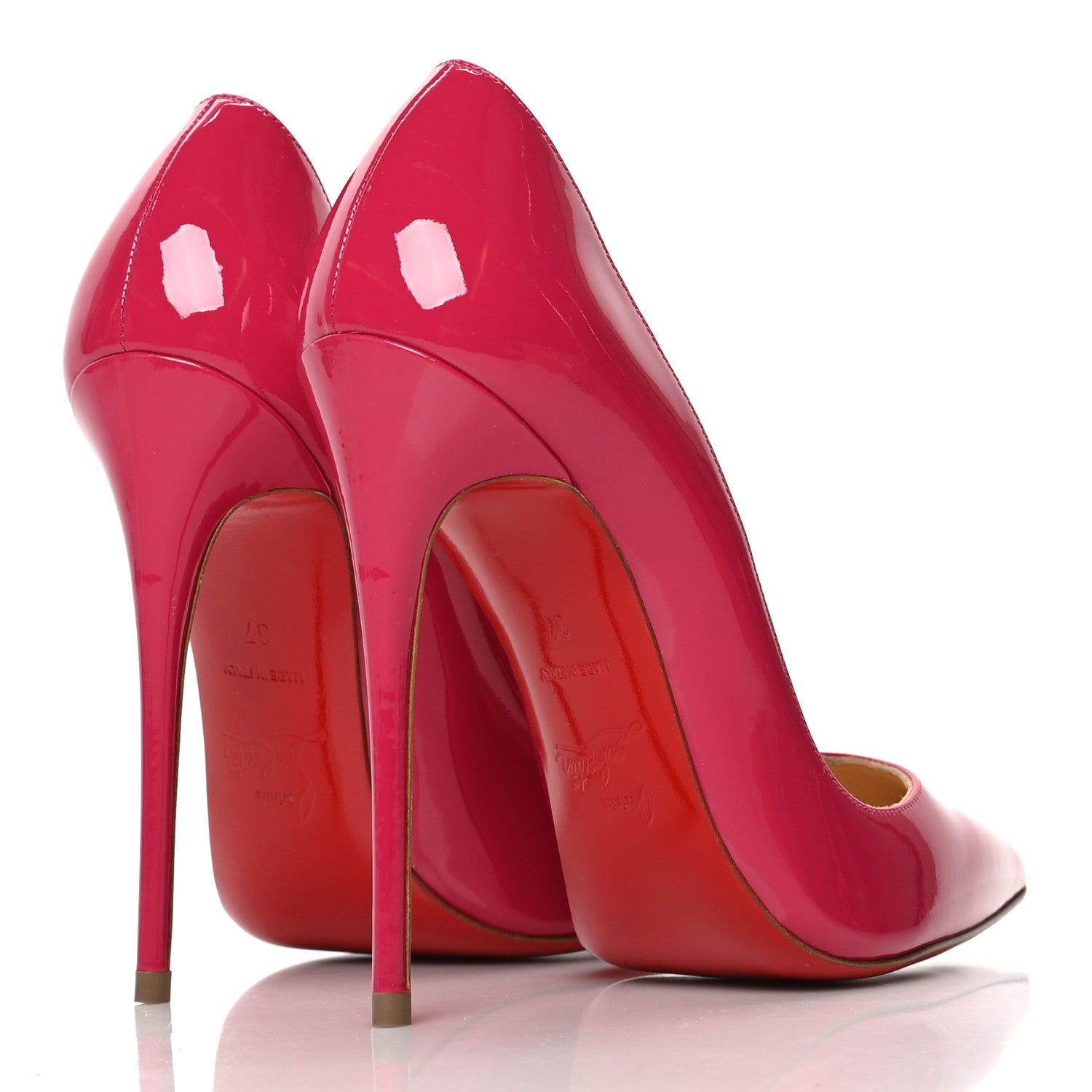 Christian Louboutin Patent So Kate 120 Pumps 37 Rosa 4 of 7
