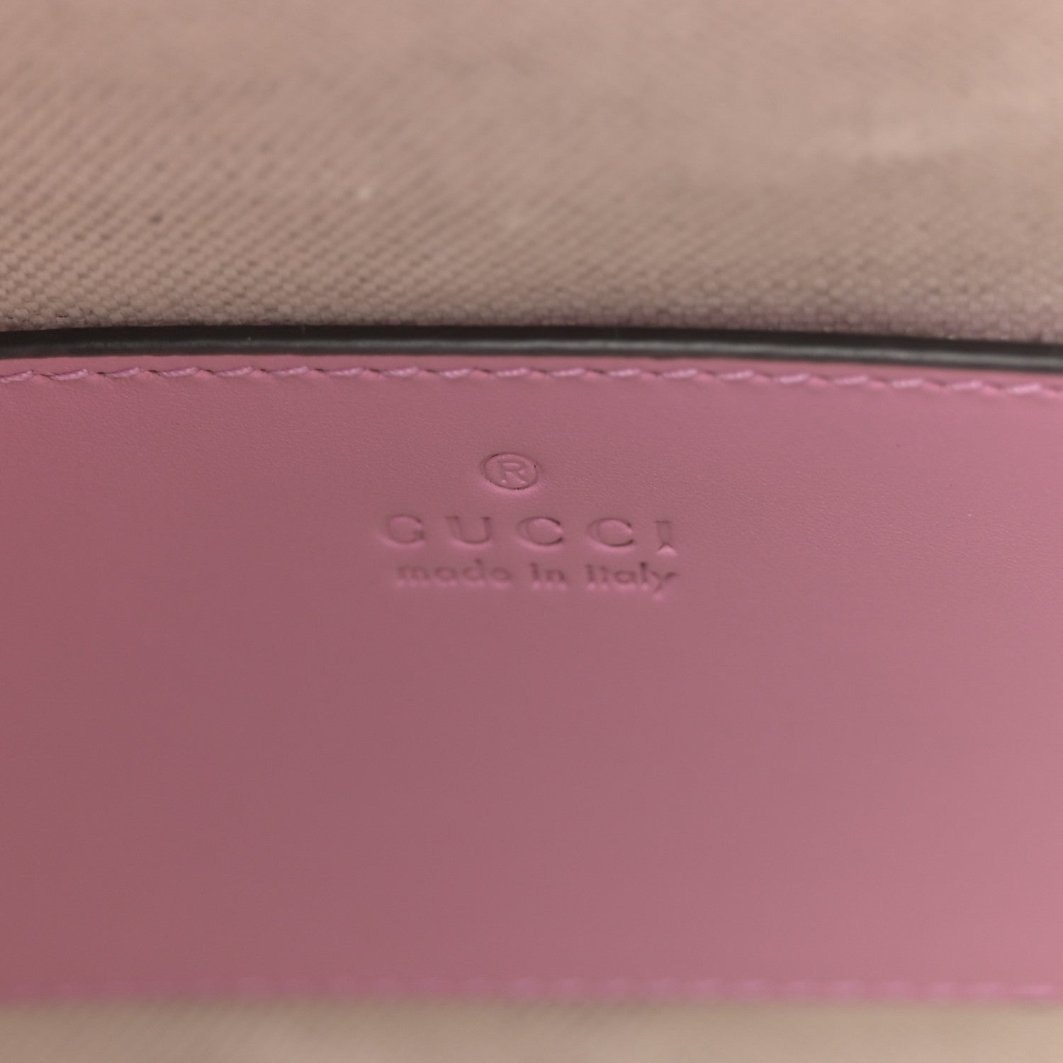 Gucci Calfskin Bamboo Backpack Glossy Pink 6 of 10