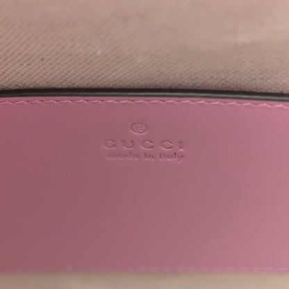 Gucci Calfskin Bamboo Backpack Glossy Pink 6 of 10