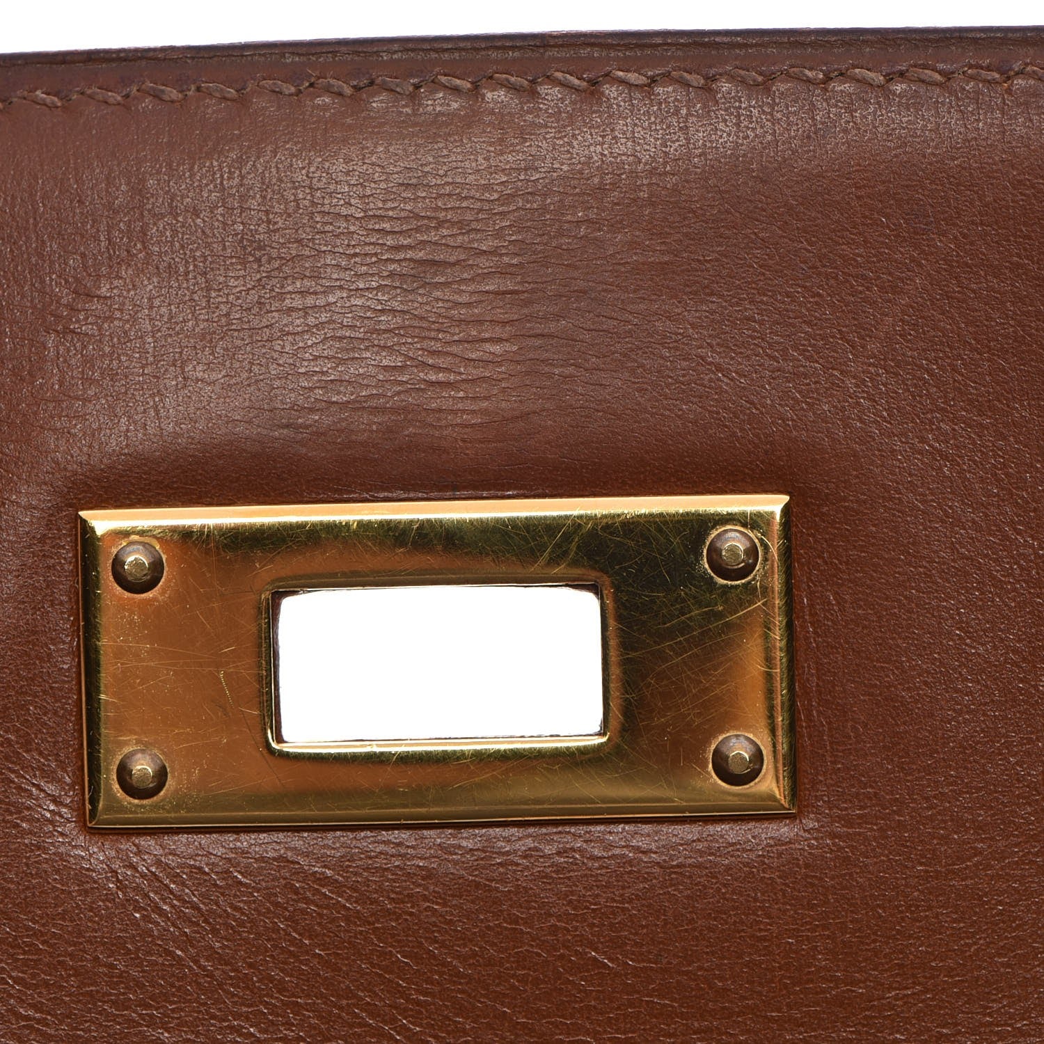 Hermes Box Kelly Sellier 35 Noisette 8 of 38