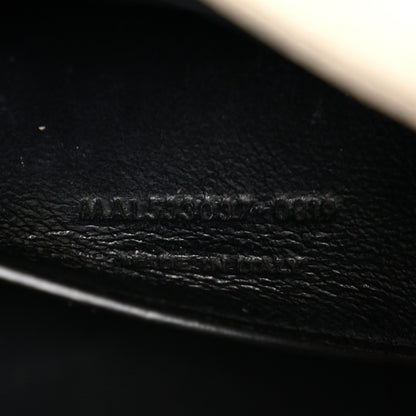Saint Laurent Crinkled Calfskin Matelasse Monogram Baby Niki Chain Satchel White 7 of 16