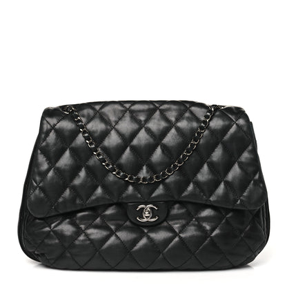 Chanel Lambskin Quilted Chanel 3 Maxi Flap Bag Black 1 of 9