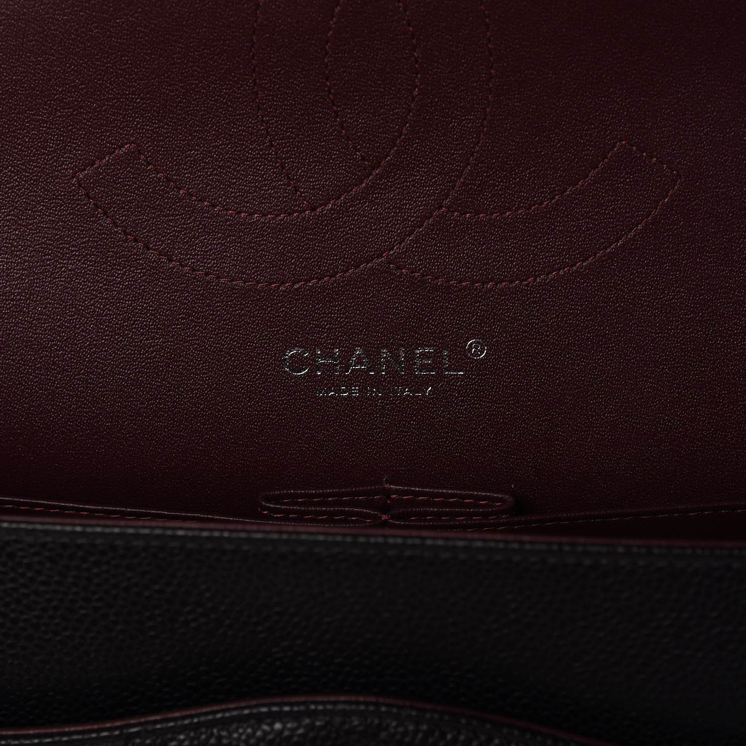 Chanel Caviar Quilted Jumbo Double Flap Black 9 of 12