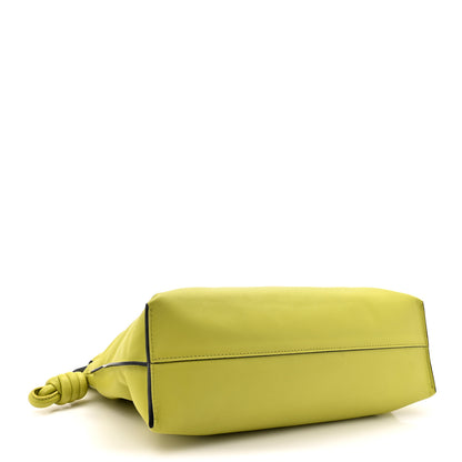 Loewe Nappa Medium Flamenco Knot Bag Lime Yellow 3 of 12