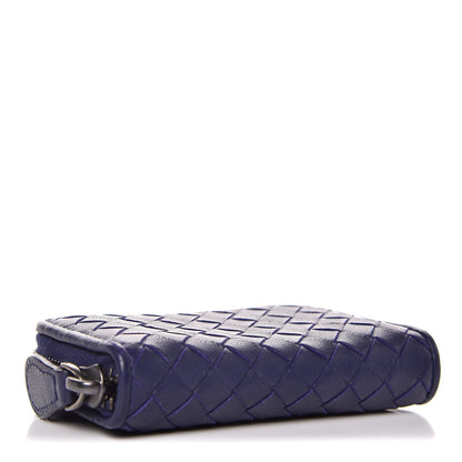 Bottega Veneta Nappa Intrecciato Zip Around Coin Purse Anemone 4 of 9
