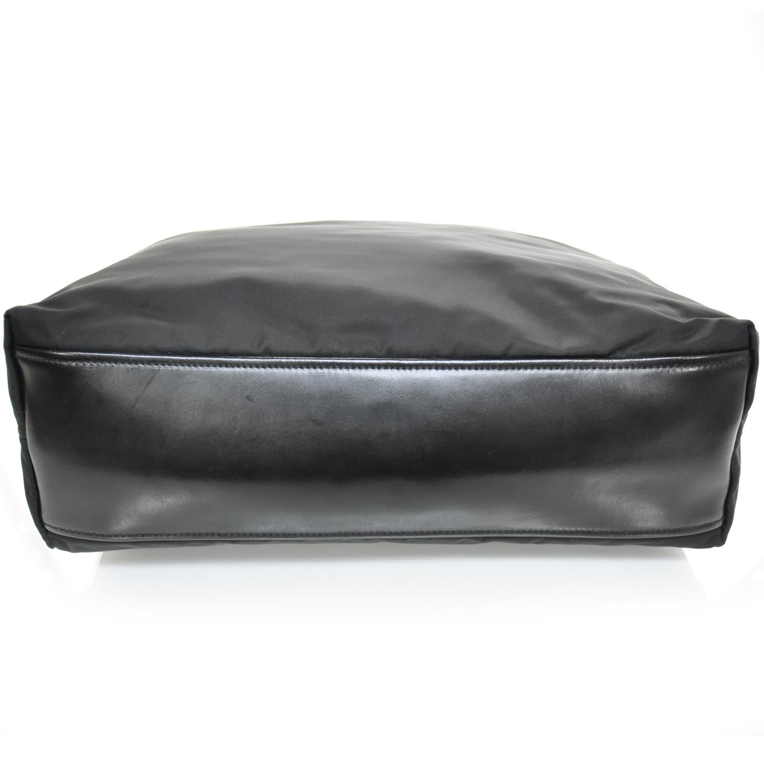 Prada Tessuto Nylon Large Tote Nero Black 4 of 10