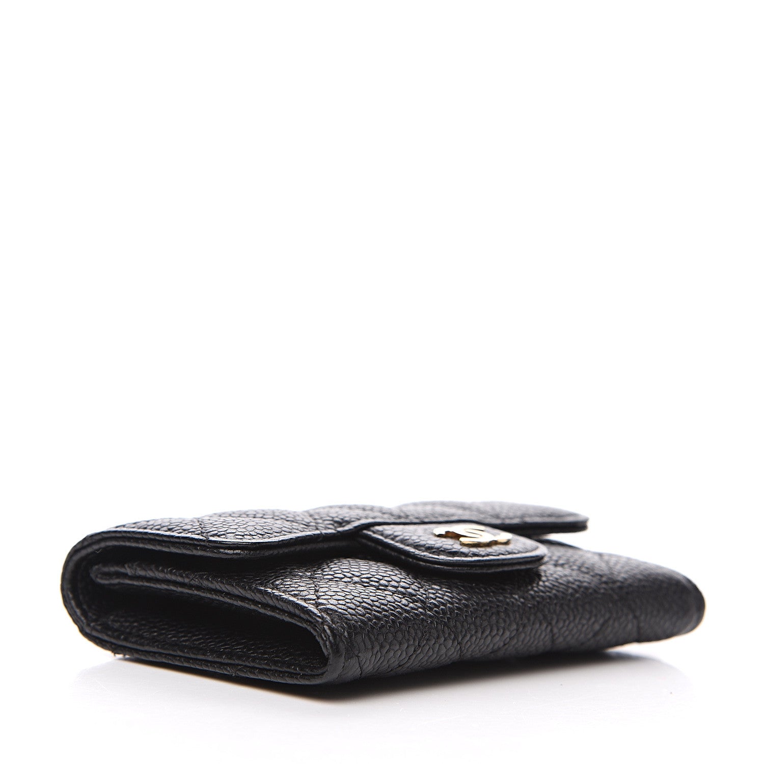 Chanel Caviar Quilted Flap Card Holder Black 3 of 7