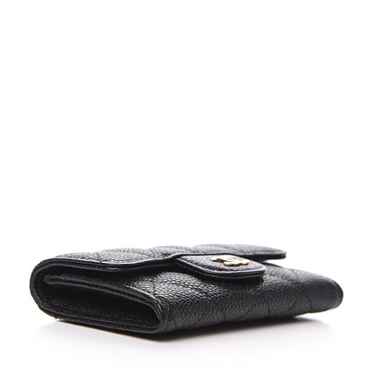 Chanel Caviar Quilted Flap Card Holder Black 3 of 7