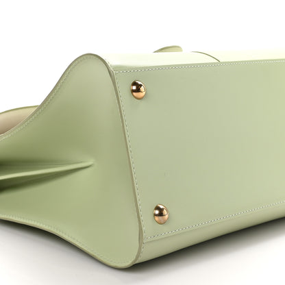 Delvaux Box Calfskin Mirage MM Brillant Satchel Amande Ivory 9 of 12