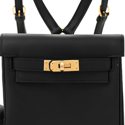 Hermes Swift Kelly Jump Backpack Black 8 of 12