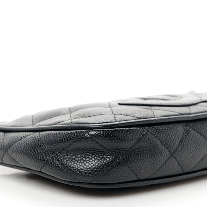 Chanel Caviar Quilted CC Shoulder Bag Black 10 of 12