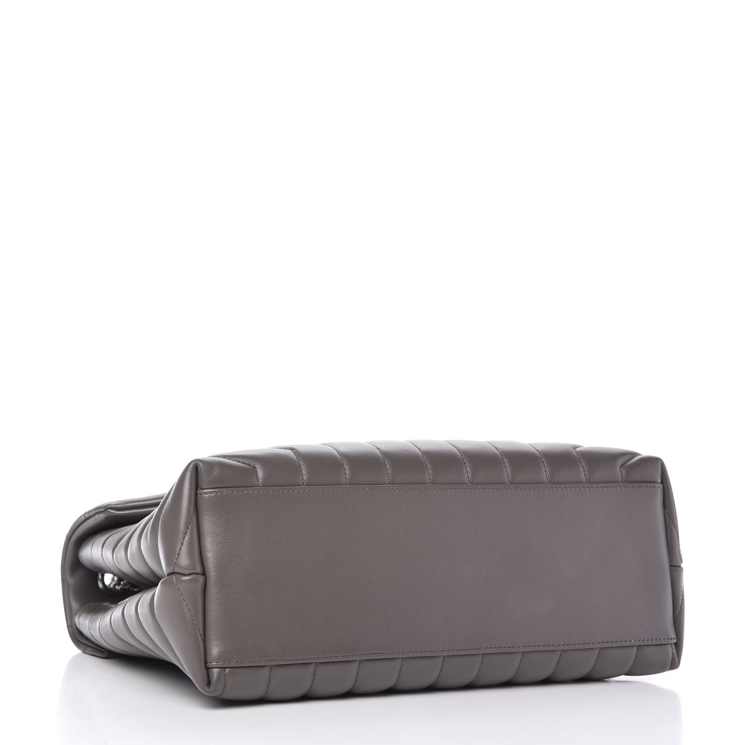 Saint Laurent Calfskin Y Quilted Monogram Medium Loulou Chain Satchel Earth 4 of 10