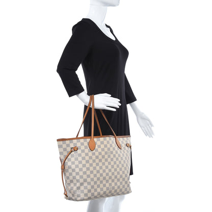 Louis Vuitton Damier Azur Neverfull MM 2 of 20