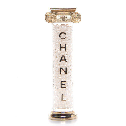 Chanel Pearl Ancient Greek Column Brooch Gold 1 of 5