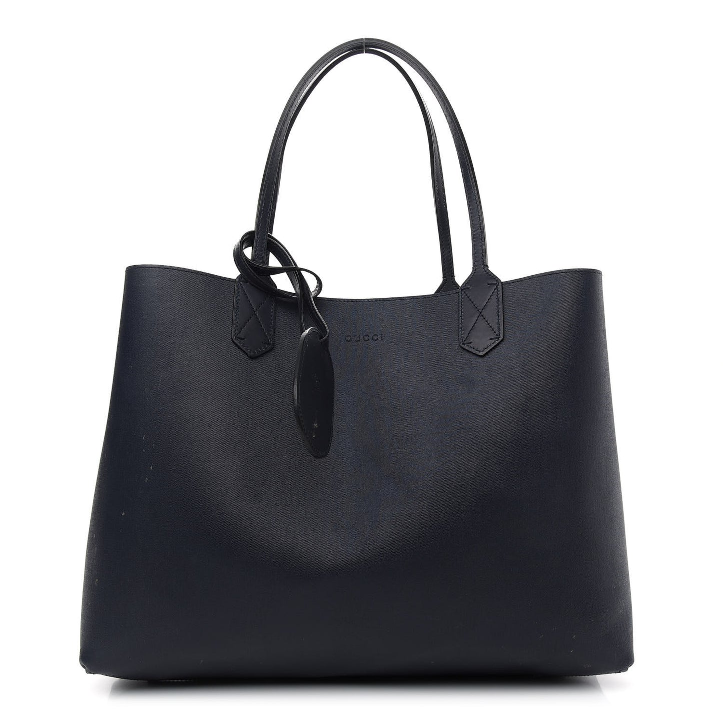 GG Supreme Monogram Blooms Medium Reversible Tote Beige Blue Navy