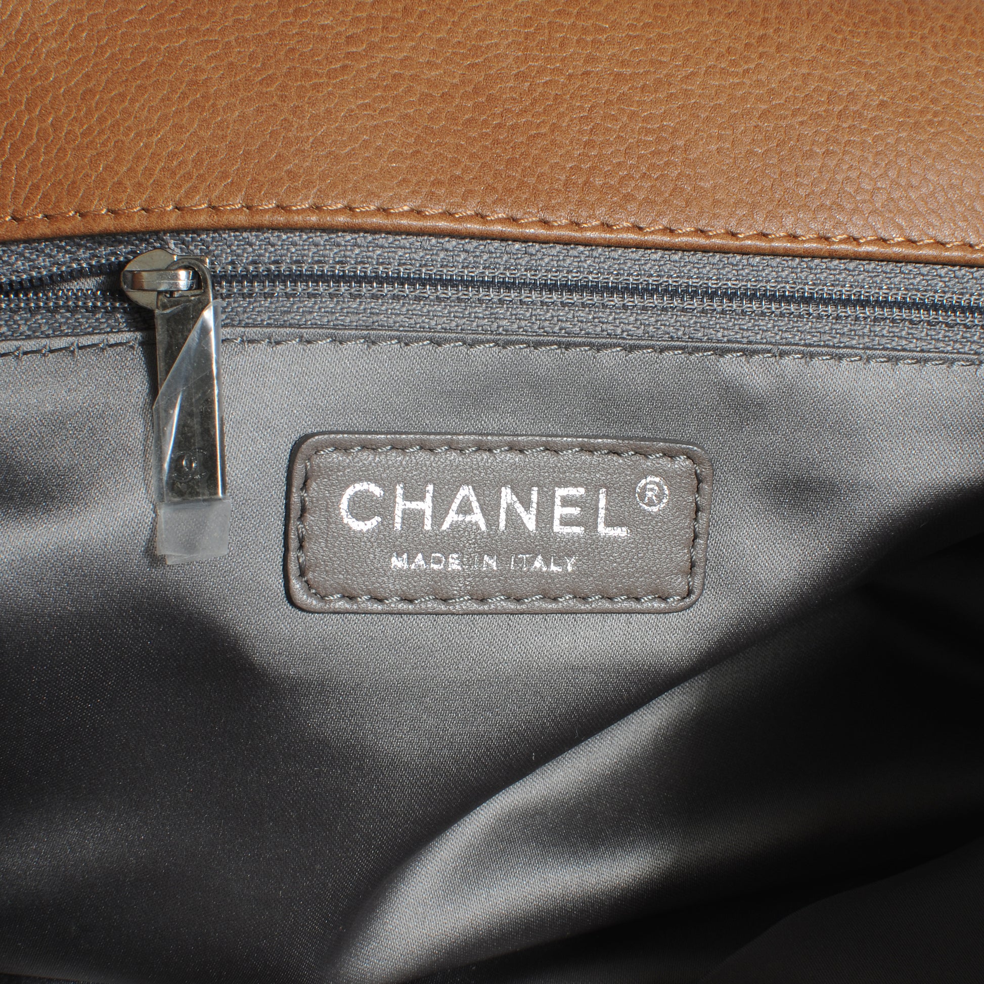 Chanel Caviar Quilted Coco Casual Flap Light Brown 6 of 10