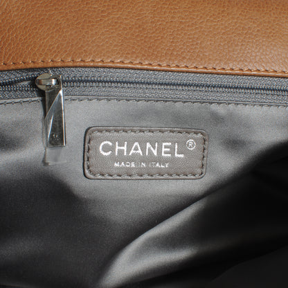 Chanel Caviar Quilted Coco Casual Flap Light Brown 6 of 10