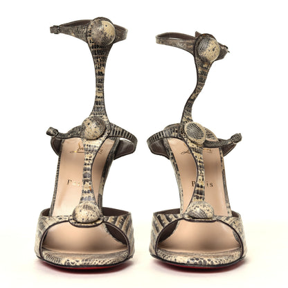 Christian Louboutin Sfilato Lizard Spartenvol 100 Pumps 40 Roccia 4 of 6