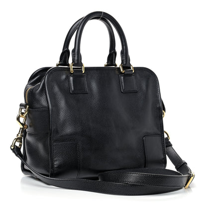 Loewe Grained Calfskin Cruz Tote Black 3 of 11