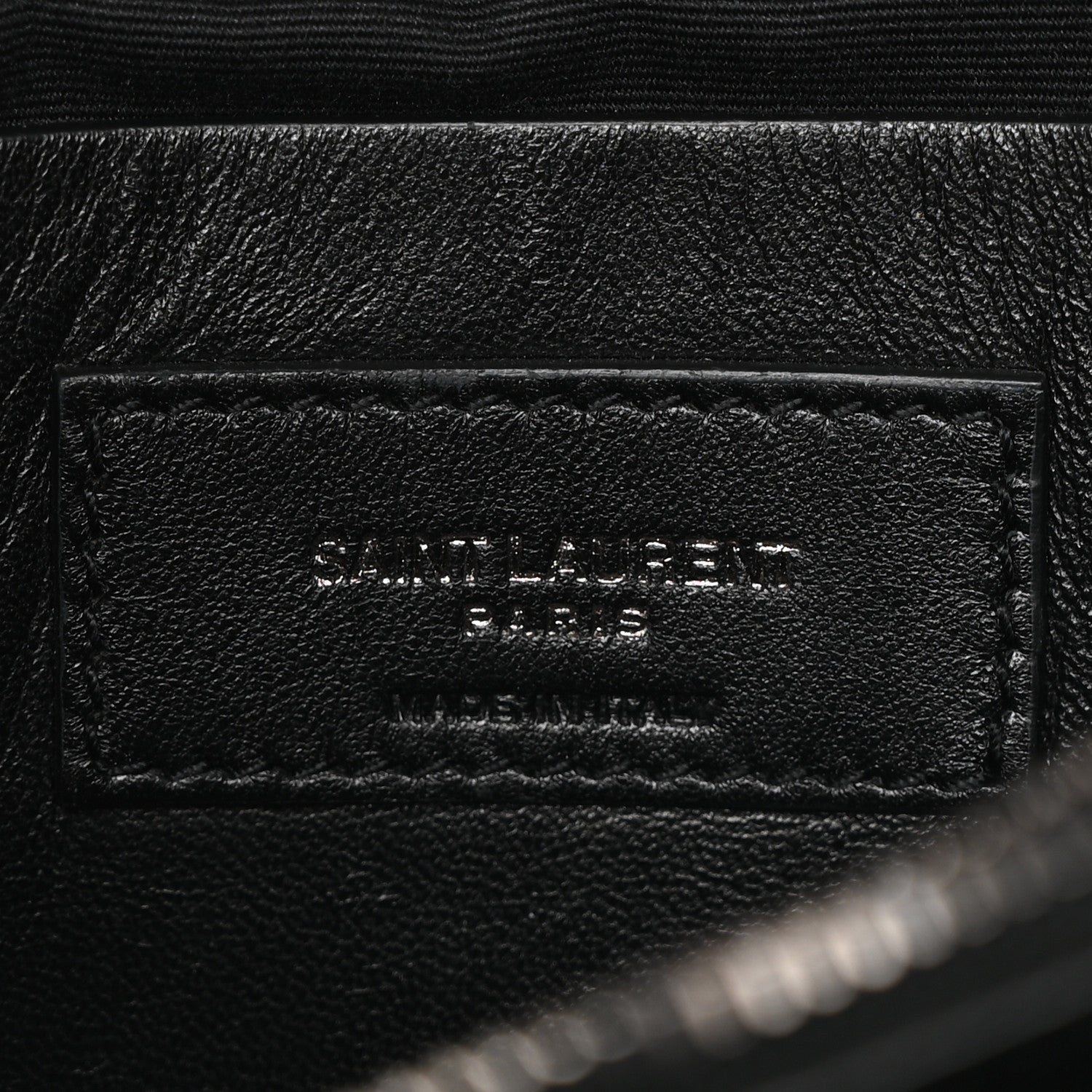 Saint Laurent Sheepskin Matelasse Chevron Monogram Medium College Bag Black 6 of 9