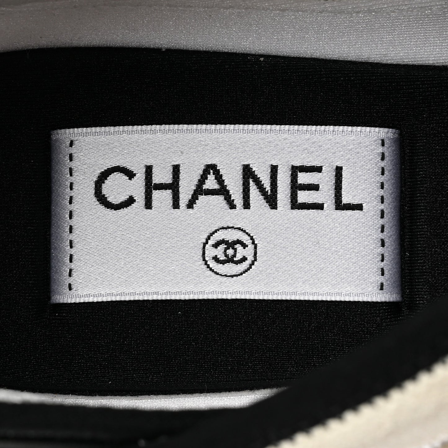 Velvet Calfskin Mixed Fibers CC Sneakers 40 Ivory Black