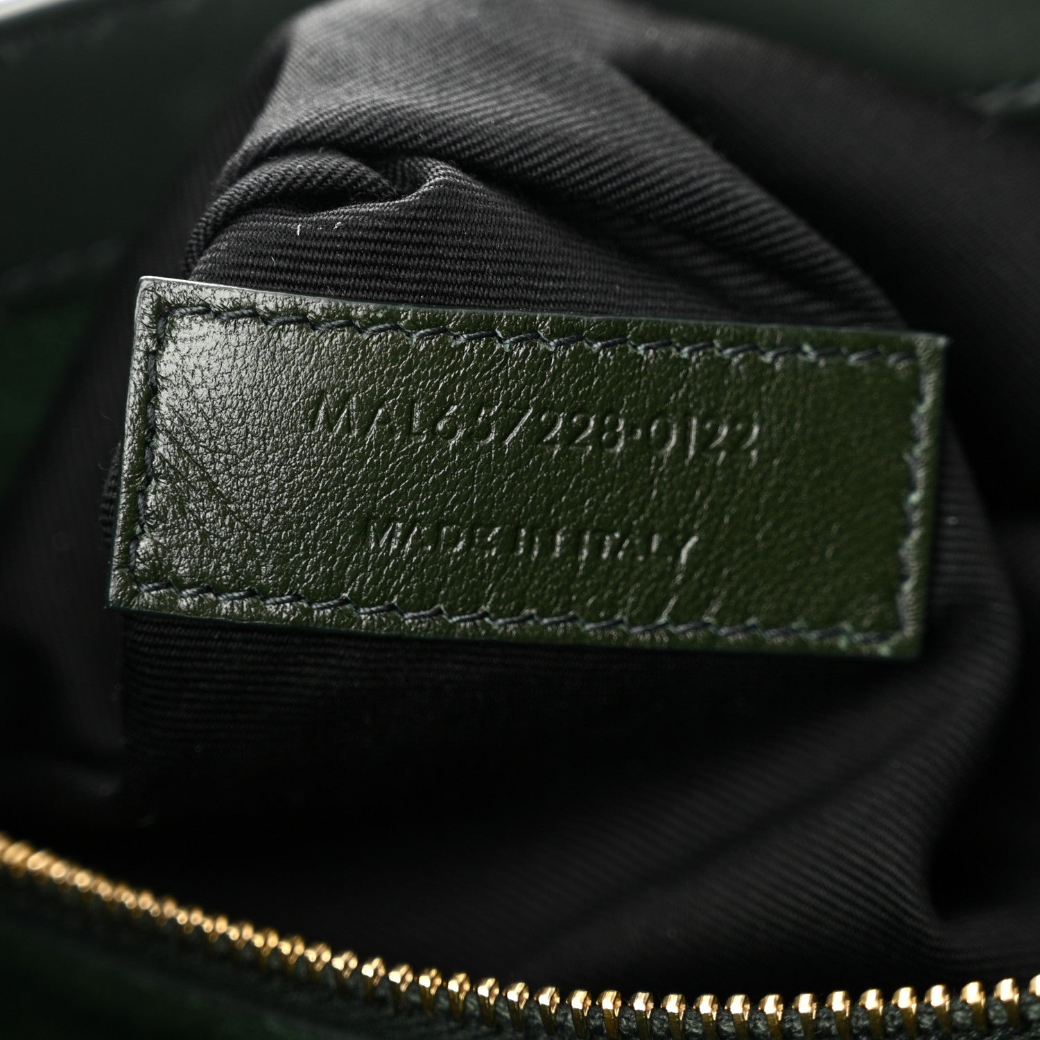 Saint Laurent Smooth Calfskin Le 5 A 7 Hobo Vert Fonce 7 of 13