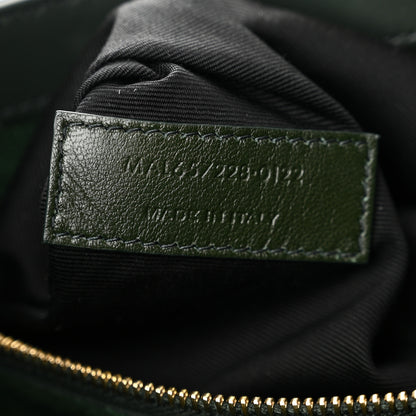 Saint Laurent Smooth Calfskin Le 5 A 7 Hobo Vert Fonce 7 of 13