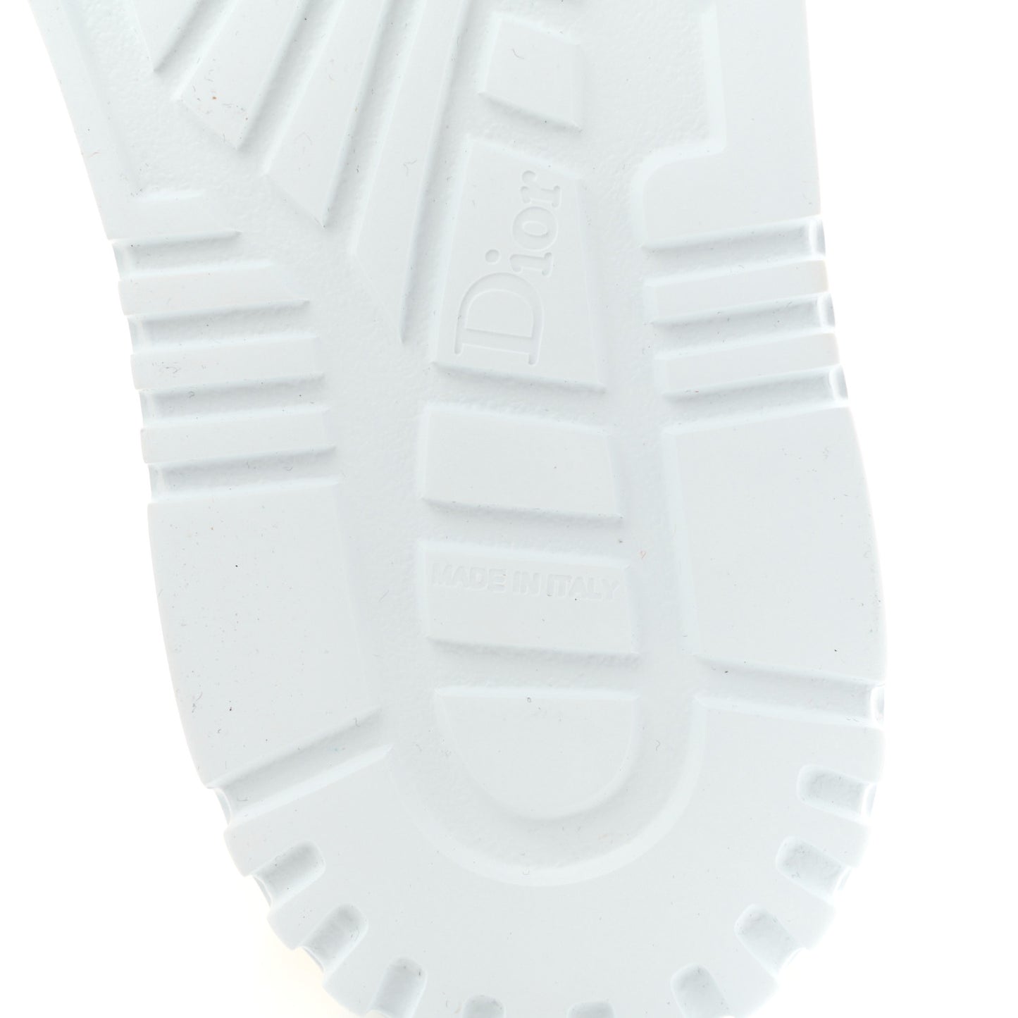 Nylon Laminated Calfskin Womens D-Player High Top Sneakers 37.5 White Gold