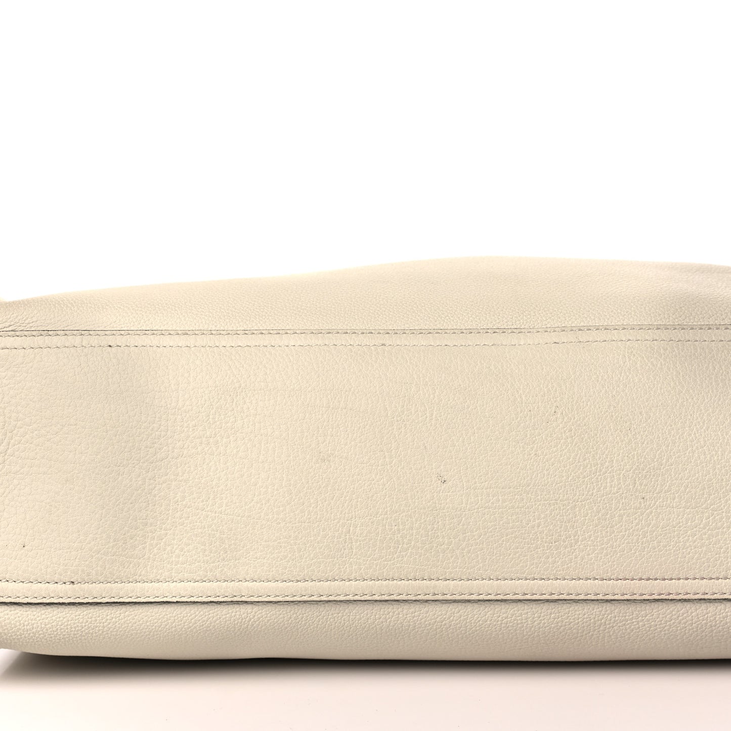 Soft Calfskin Medium Jackie Top Handle Bag Antique White