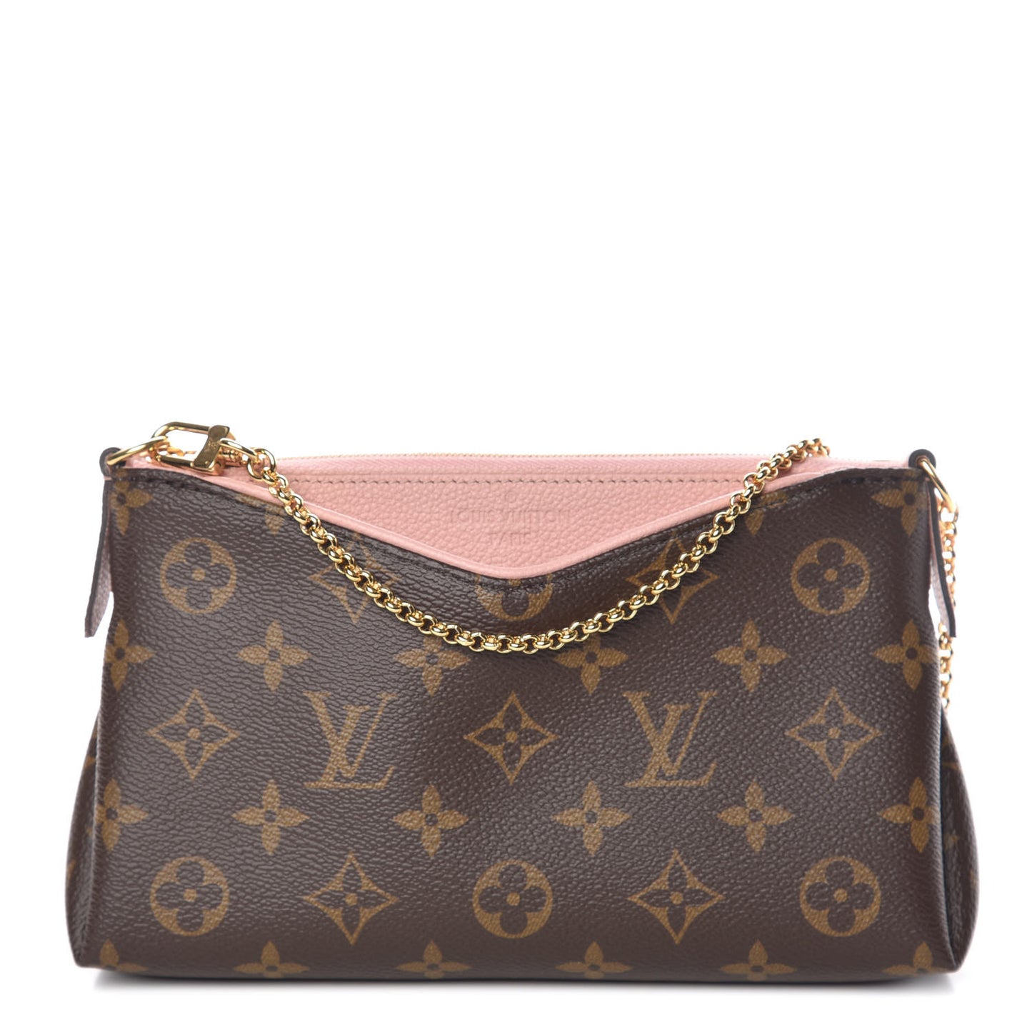 Monogram Pallas Clutch Rose Poudre