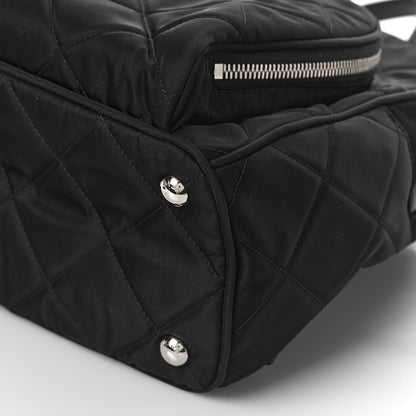 Prada Nylon Tessuto Impuntu Quilted Backpack Black 8 of 8