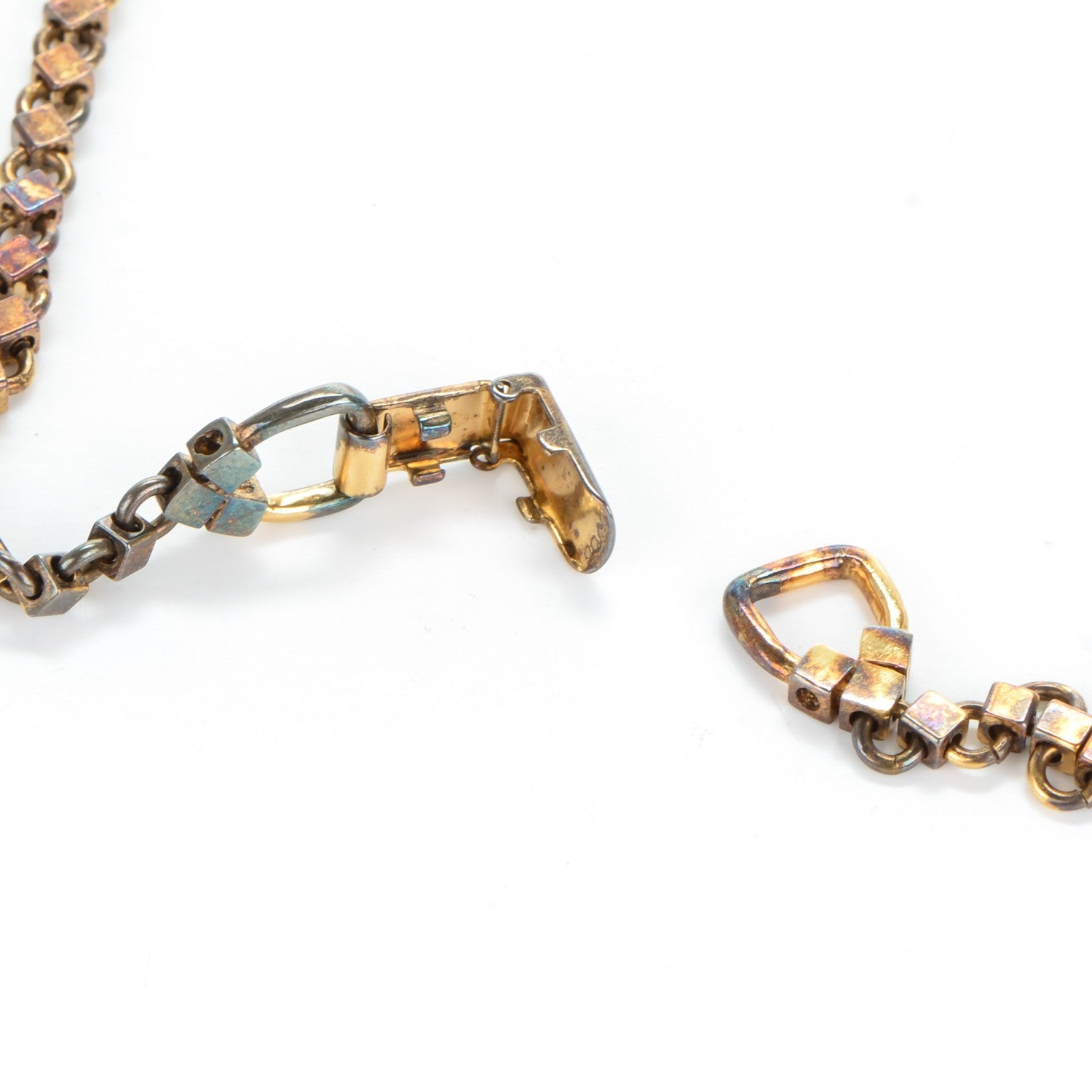 Louis Vuitton Ceramic Watercolor Baroque Charms Necklace Brass Multicolor 4 of 5