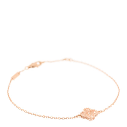 Van Cleef & Arpels 18K Rose Gold Sweet Alhambra Bracelet 1 of 6