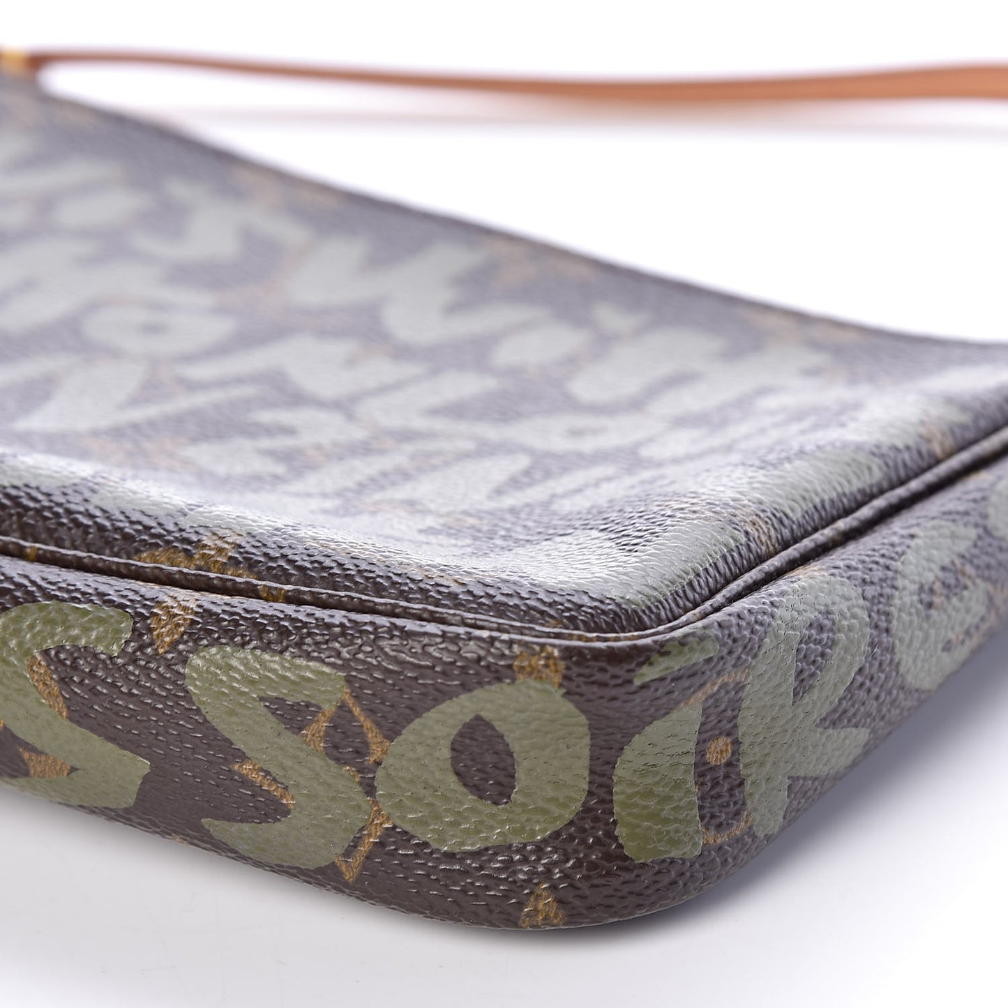 Monogram Graffiti Pochette Accessories Kaki