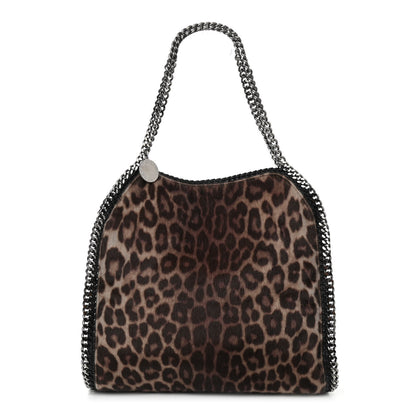 Stella McCartney Faux Calf Hair Leopard Print Small Falabella Tote Brown 1 of 9